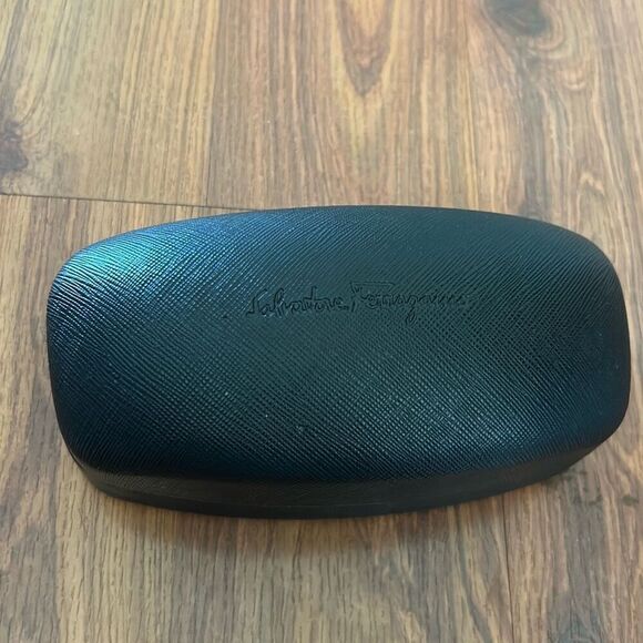 Salvador Ferragamo Black eyeglass sunglass case - Picture 1 of 5